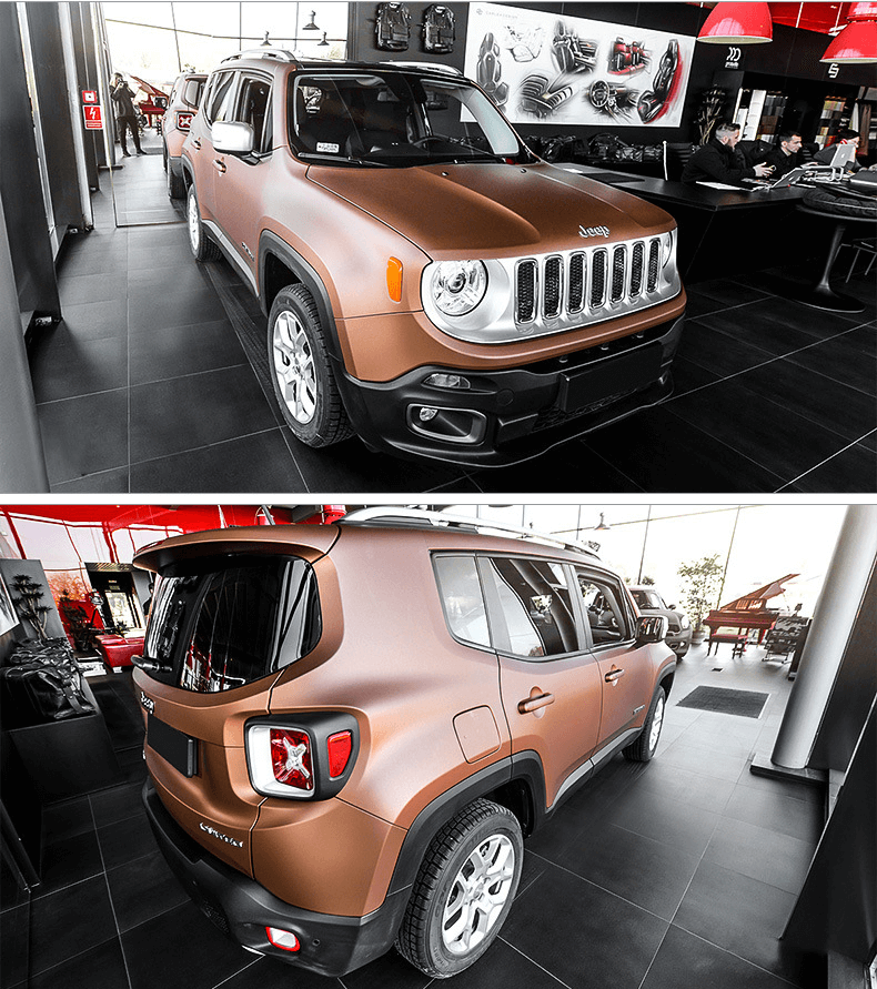 Brown Matte Chrome Wrap