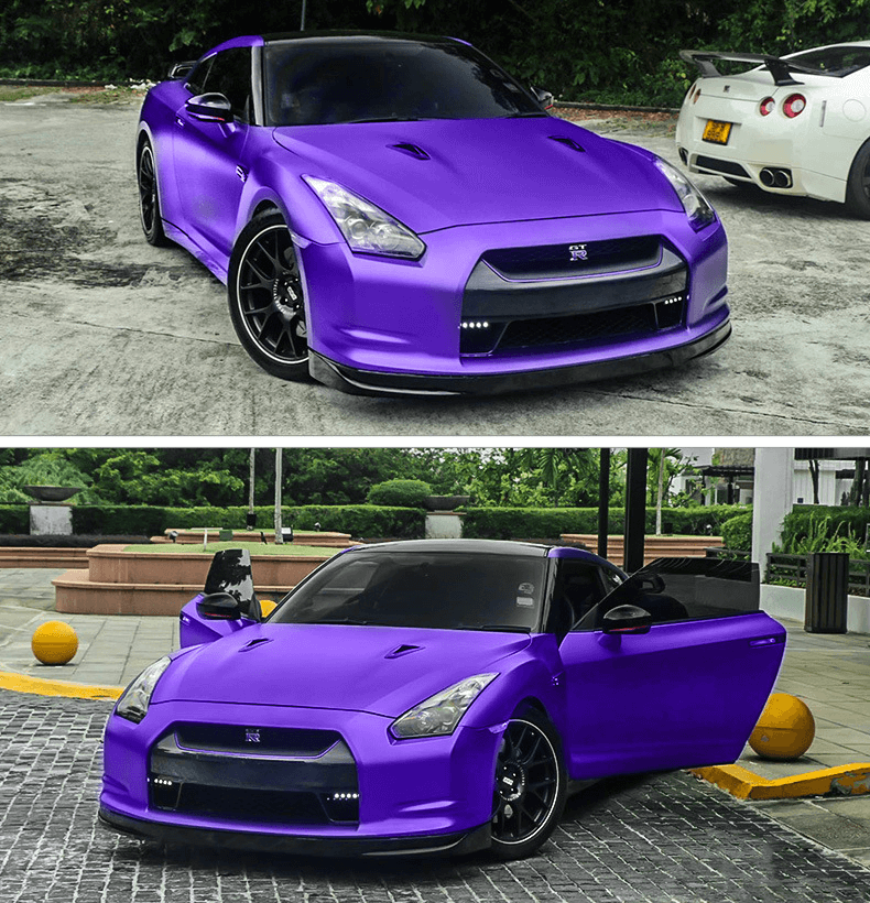Purple Matte Chrome Wrap
