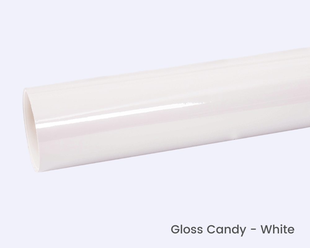 High Gloss Candy White Vinyl Wrap
