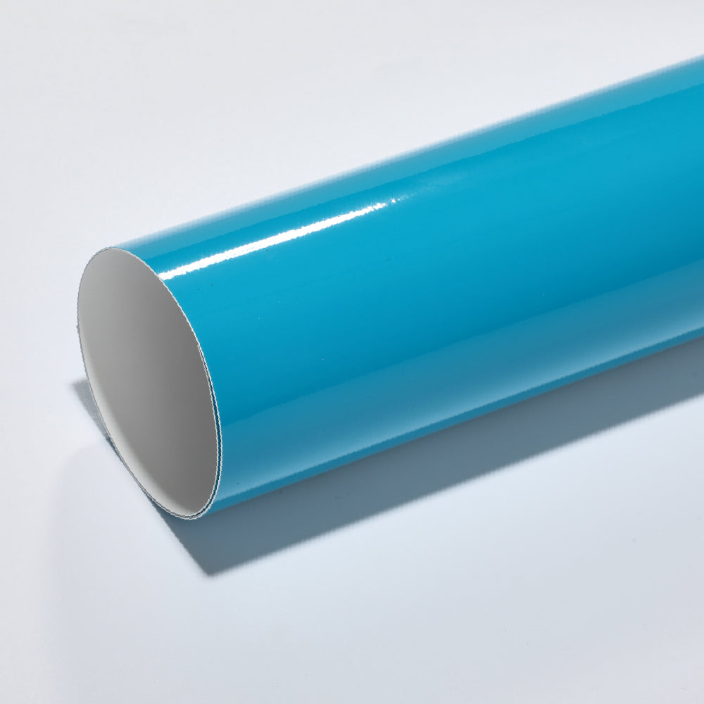 Blue Gloss Crystal Vinyl Wrap