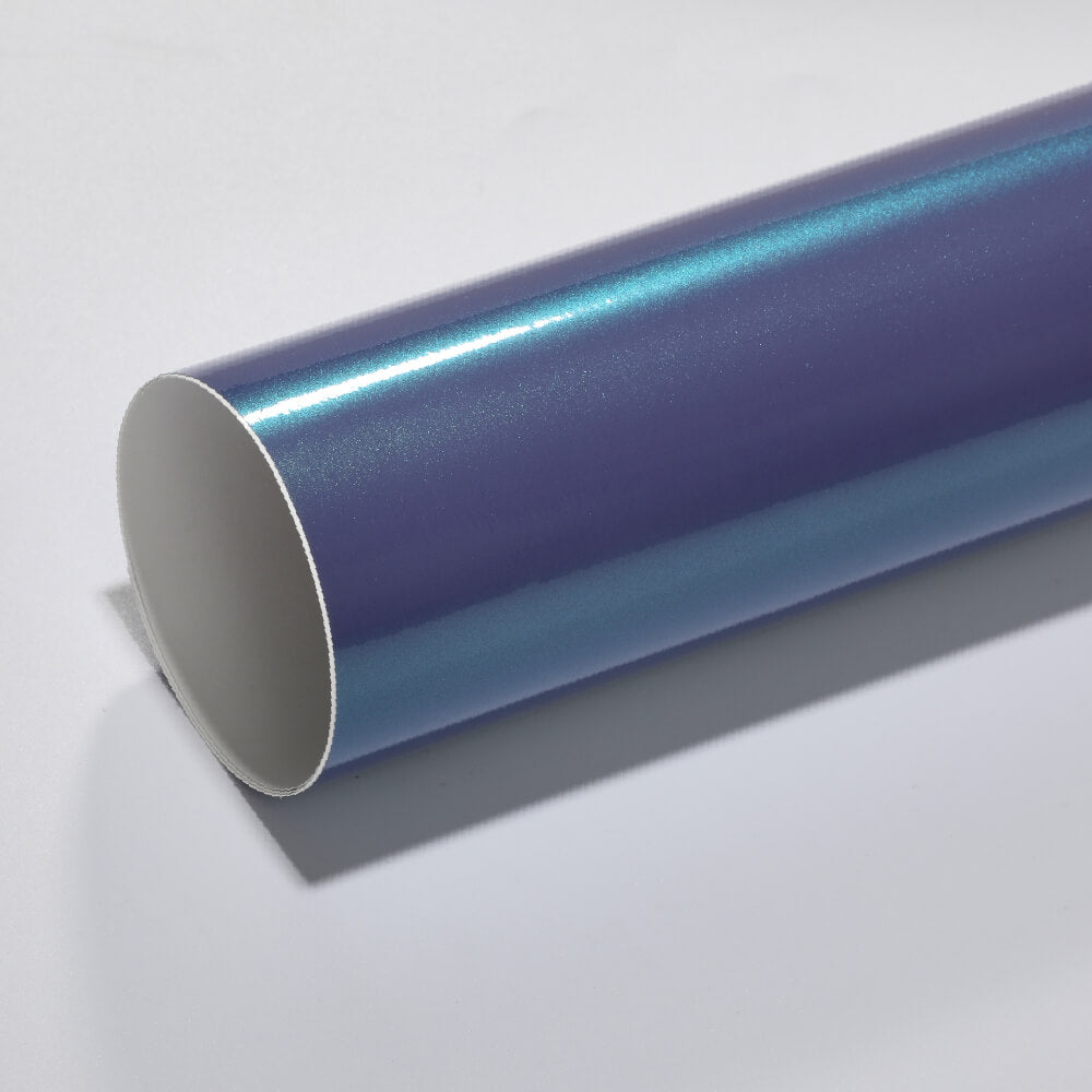 Peacock Green Gloss Magic Coral Vinyl Wrap