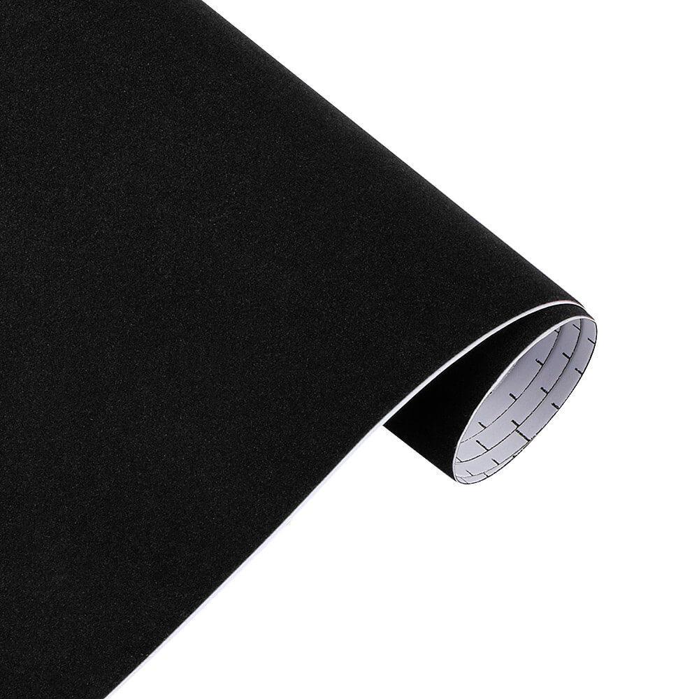 Black Velvet Suede Vinyl Film for Vehicle Interrior Wrap