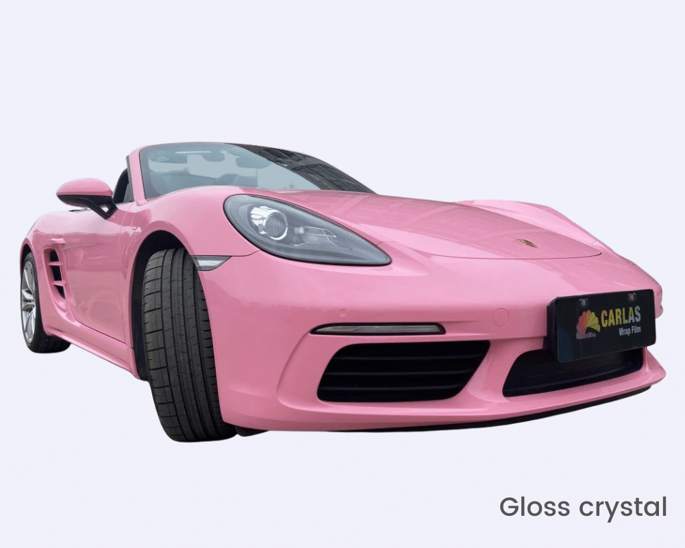 Pink Gloss Crystal Wrap