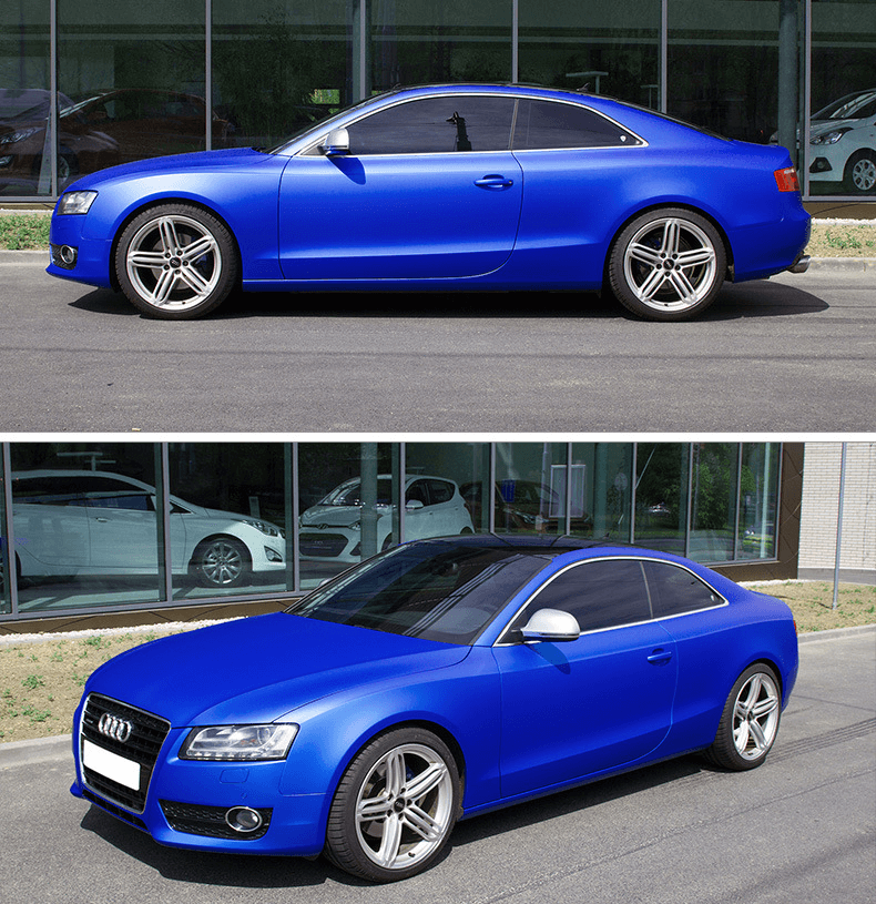 Ocean Blue Matte Chrome Wrap