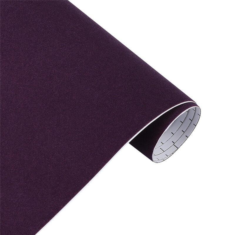 Purple Velvet Suede Vinyl Wrap