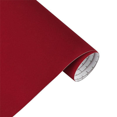 Red Velvet Suede Vinyl Film for Vehicle Interrior Wrap
