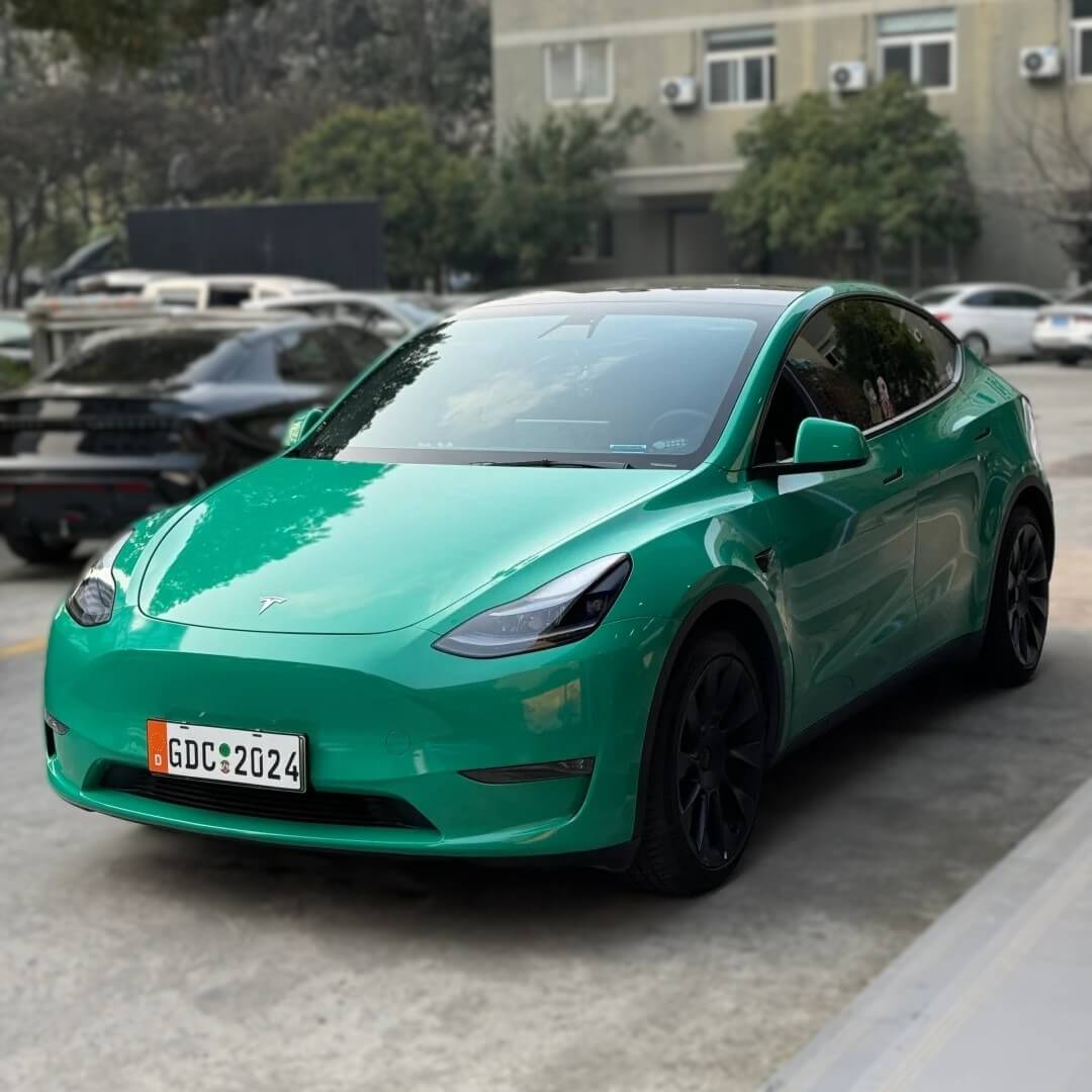 Gloss Crystal Retro Green Wrap