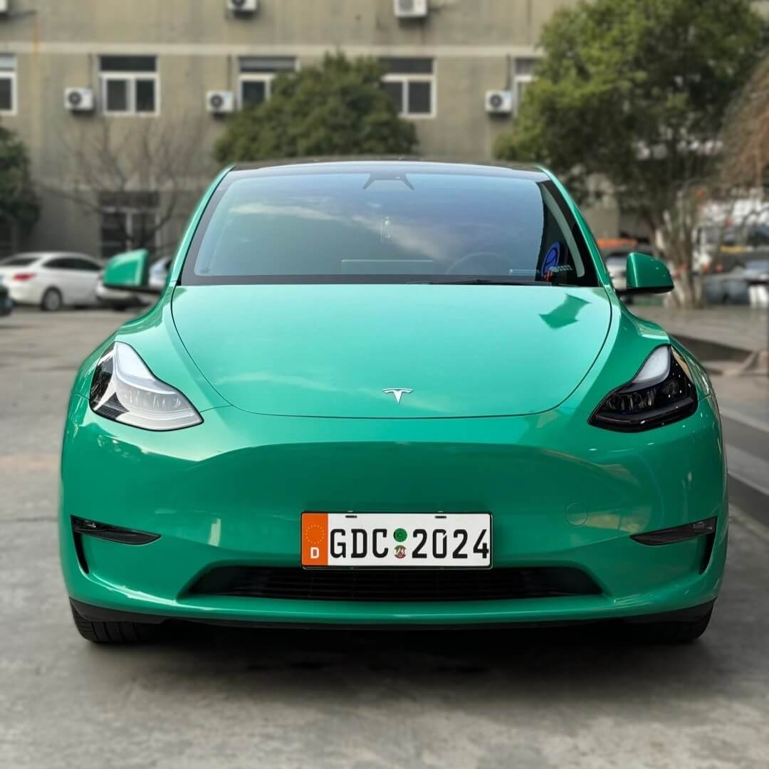 Retro Green Car Wrap