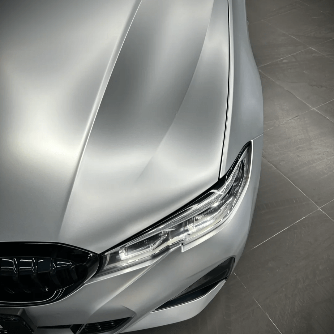 Silver Matte Metallic Wrap