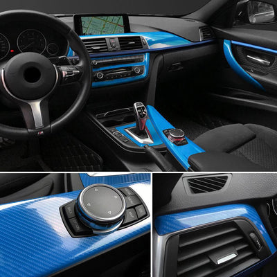 5D Carbon Fiber Wrap - Blue