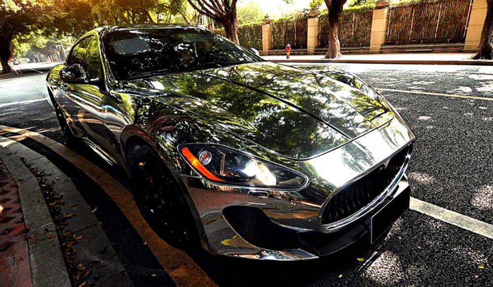 Mirror Chrome Silver Vinyl Wrap