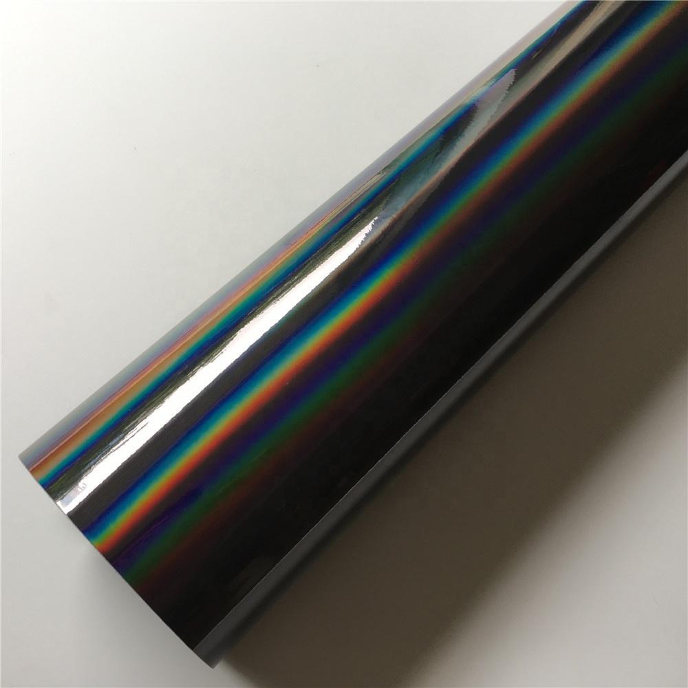 Holographic Chrome Wrap - Black