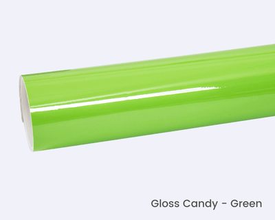 High Gloss Candy Green Vinyl Wrap