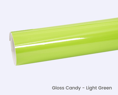 High Gloss Candy Light Green Vinyl Wrap