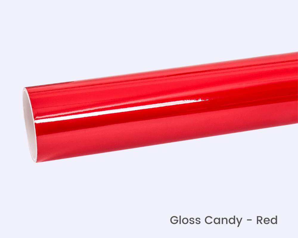 High Gloss Candy Red Vinyl Wrap
