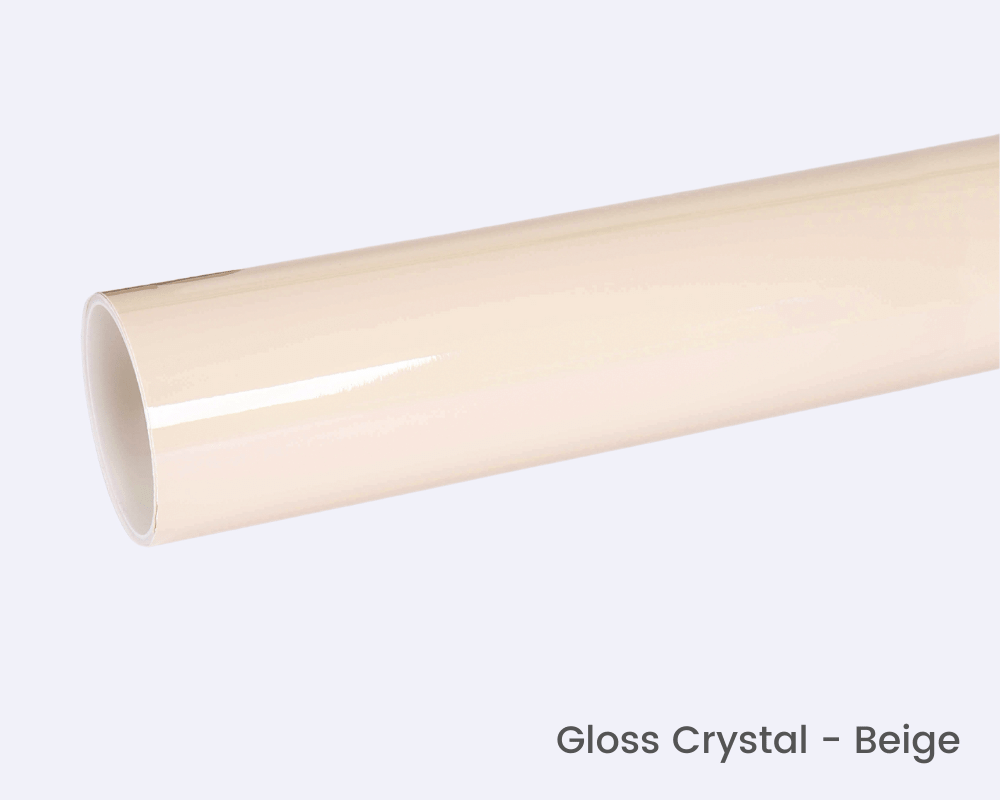 Beige Gloss Crystal Wrap