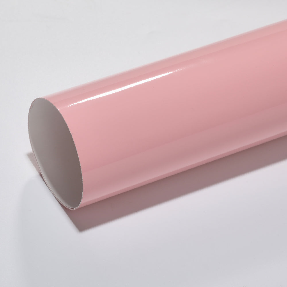 baby pink gloss crystal vinyl wrap