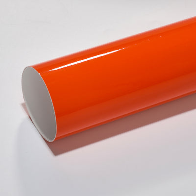orange gloss crystal vinyl wrap