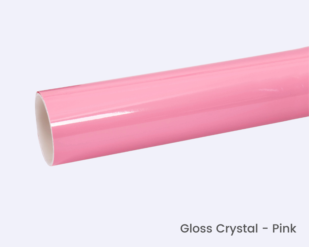 Pink Gloss Crystal Wrap