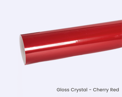 Cherry Red Gloss Crystal Wrap