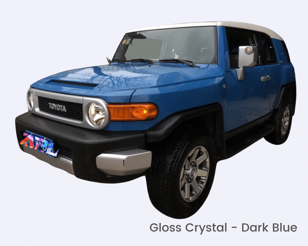 Dark Blue Gloss Crystal Wrap