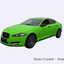 Green Gloss Crystal Wrap