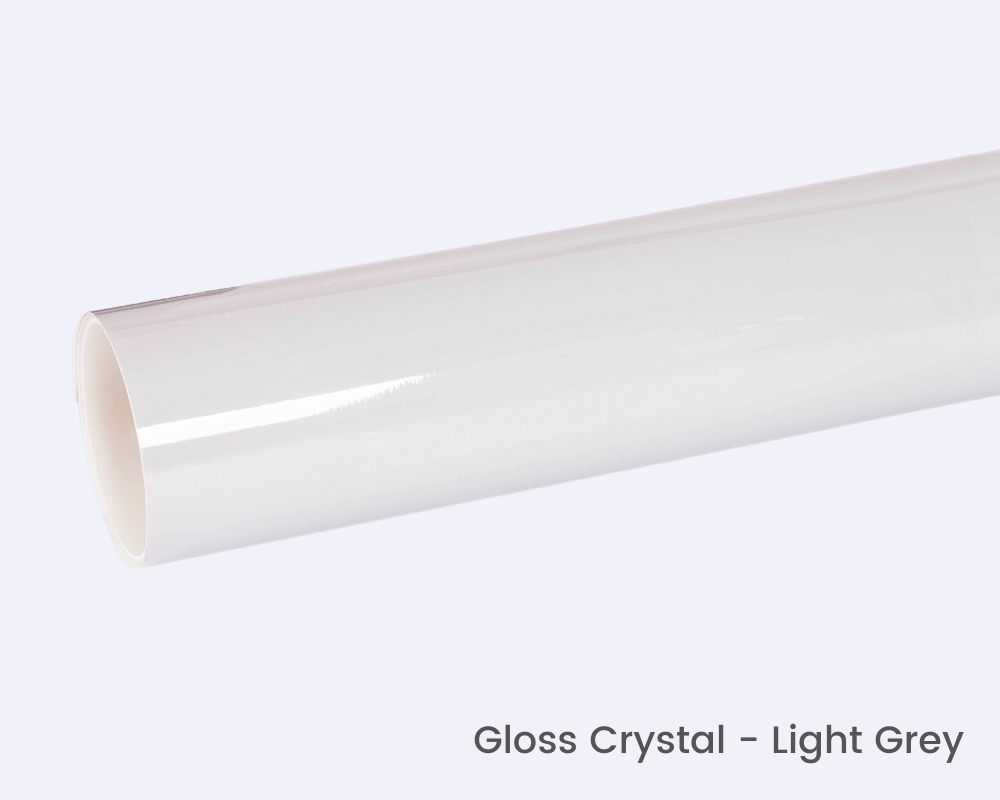 Light Grey Gloss Crystal Wrap