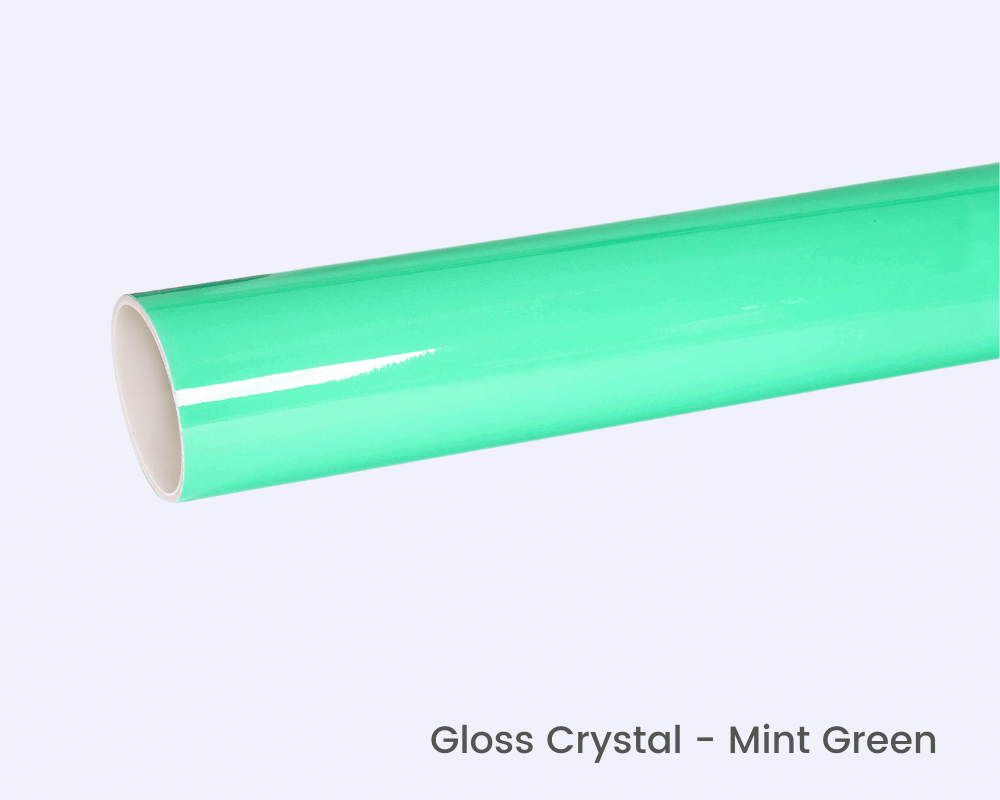 Mint Green Gloss Crystal Wrap