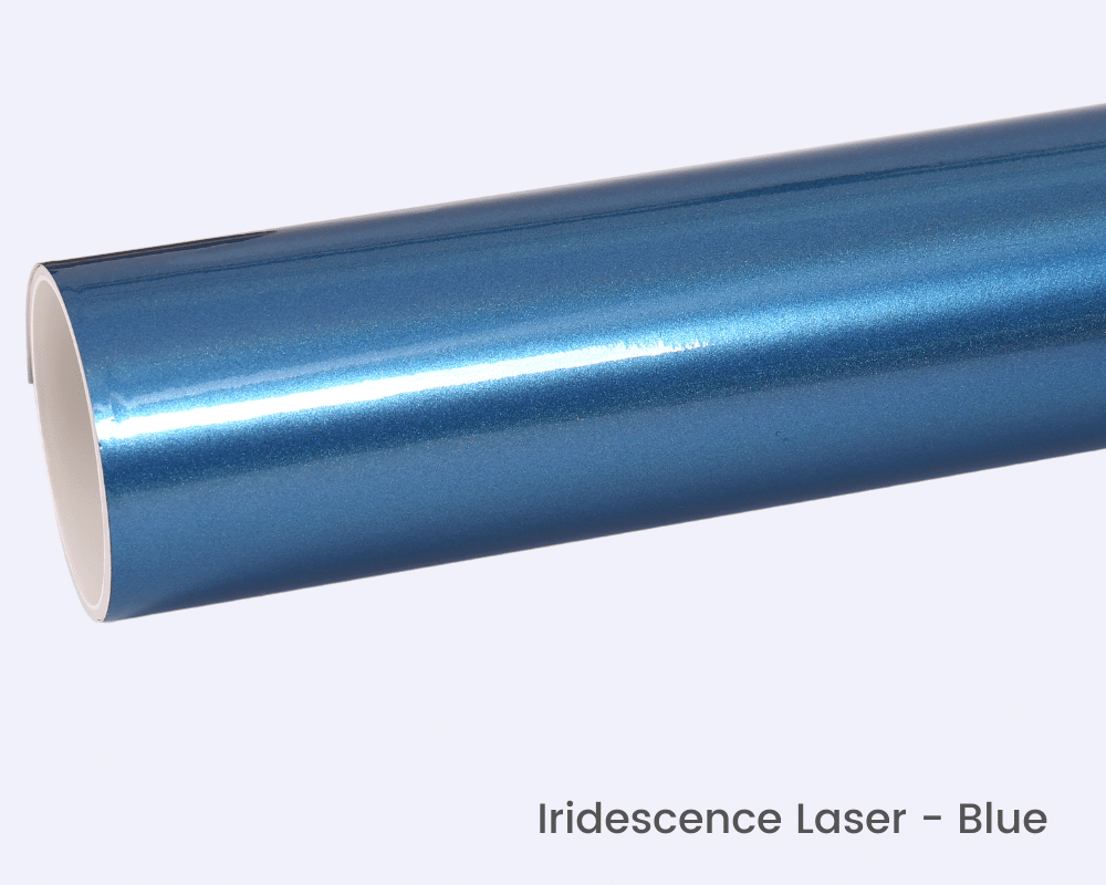 Iridescence Laser Blue Vinyl Wrap Film