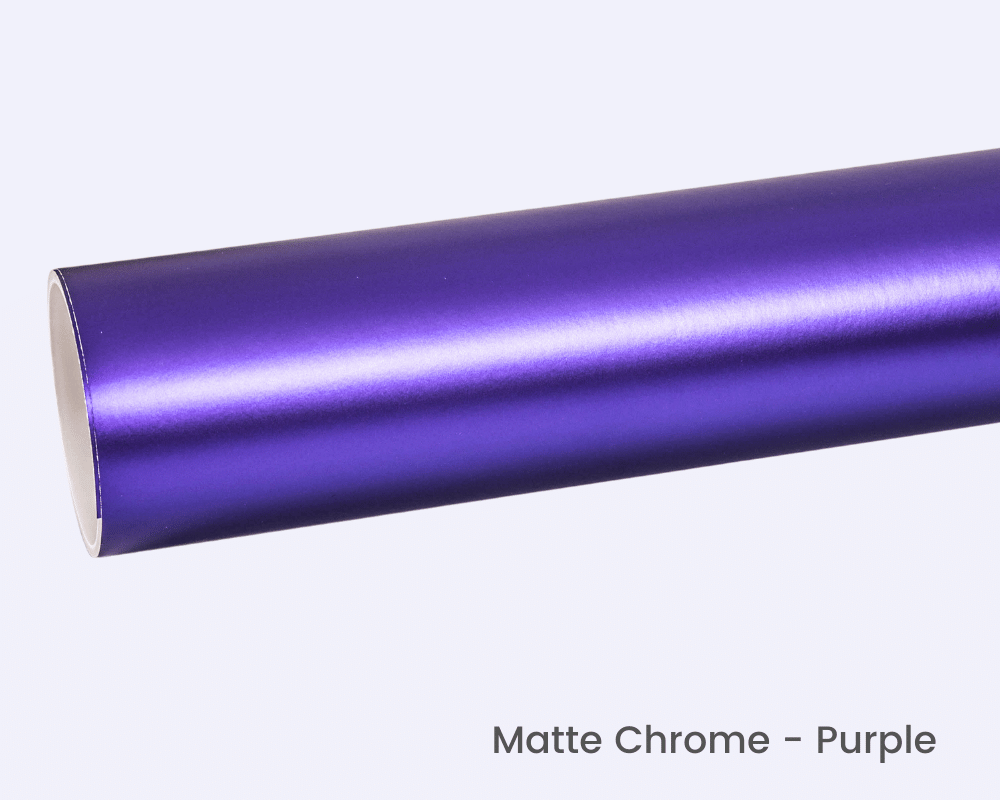 Matte Chrome Purple Vinyl Car Wrap