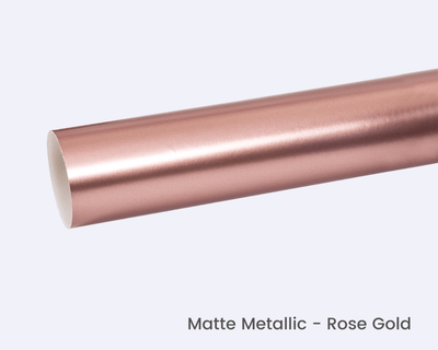 Matte Metallic Rose Gold Vinyl Wrap Film