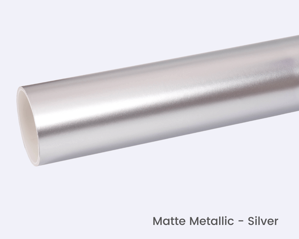 Matt Metallic Silber Auto Wrap Vinyl Rolle mit Air Release Für