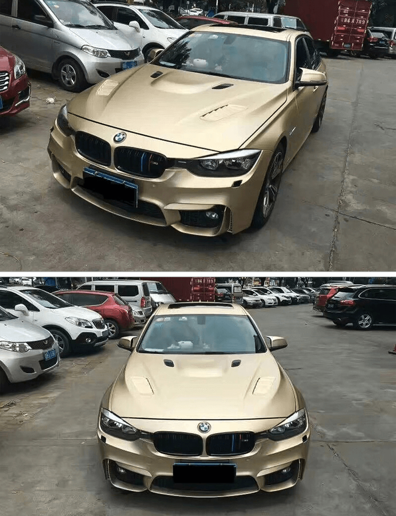 Champaign Gold Matte Chrome Wrap