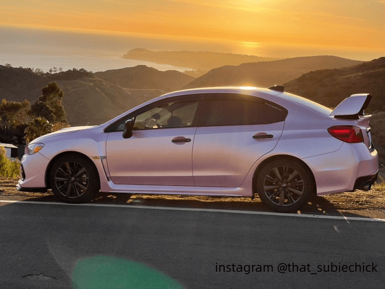 Light Pink Matte Metallic Vinyl Car Wrap