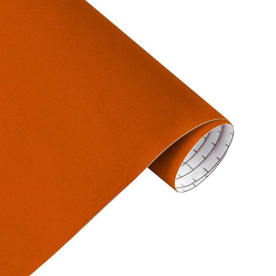 Orange Velvet Suede Wrap