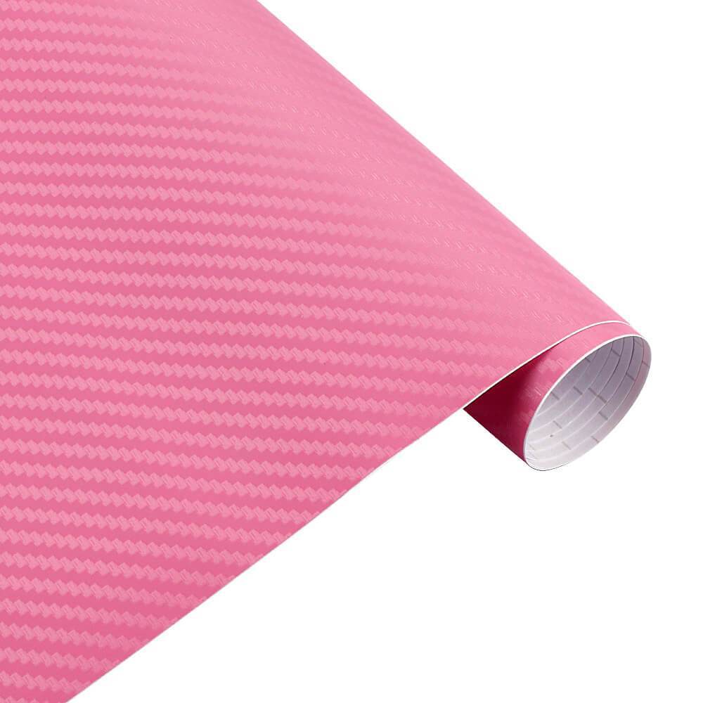 pink 3d carbon fiber wrap