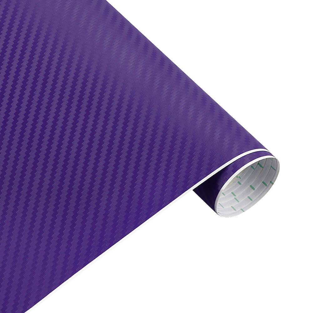 3d purple carbon fiber wrap