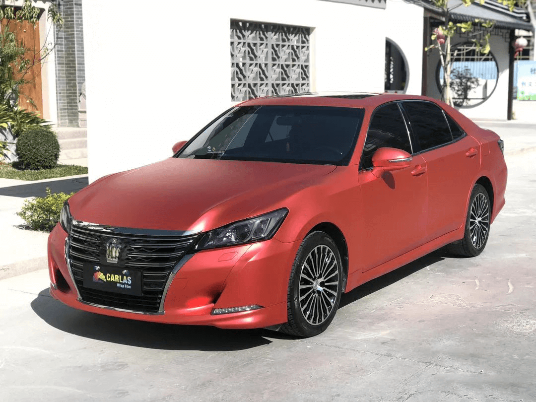 Best Matte Chrome Red Vinyl Car Wrap K-1027