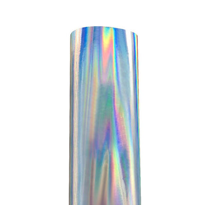 Holographic Chrome Wrap - Silver